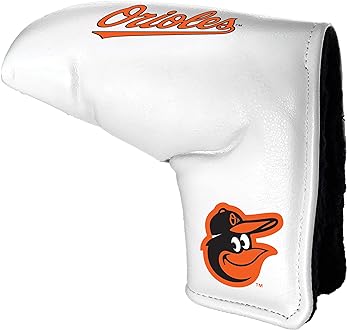 MLB Team Golf MLB Tour Blade Putter Cover (White), Fits Most Blade Putters, Scotty Cameron, Taylormade, Odyssey, Titleist, Ping, Callaway