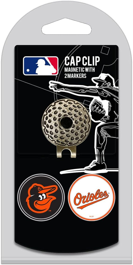 MLB Unisex-Adult Cap Clip with 2 Golf Ball Markers