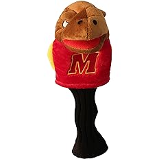 NCAA Mascot Golf Club Headcover, Fits most Oversized Drivers, Extra Long Sock for Shaft Protection, Officially Licensed Product